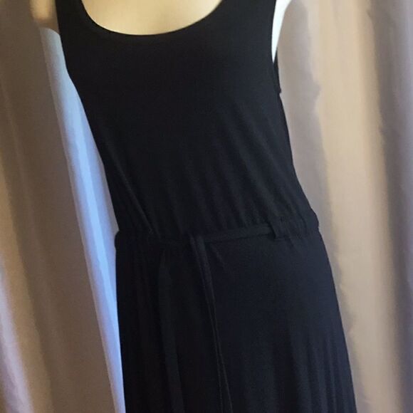 GAP tank style dress in black size medium tie frnt - Picture 6 of 13